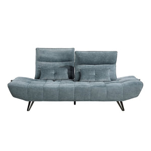English Elm Sofa with Power Seat Depth Adjustment Chenille Tufted Three Living Room B011P576116