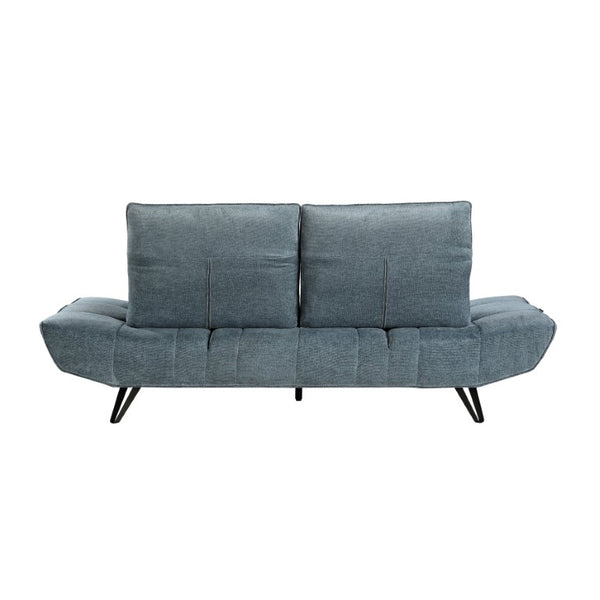English Elm Sofa with Power Seat Depth Adjustment Chenille Tufted Three Living Room B011P576116