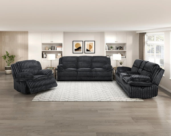 English Elm Sofa Mid-Century Velvet Upholstered with Walnut Legs and Pocket Coil Cushion Support Black Corduroy 95 L x 40 W x 41 H B011P576149