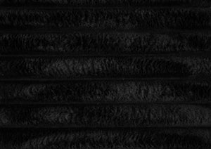 English Elm Sofa Mid-Century Velvet Upholstered with Walnut Legs and Pocket Coil Cushion Support Black Corduroy 95 L x 40 W x 41 H B011P576149