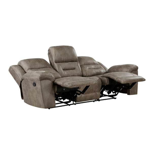 English Elm Sofa Mid-Century Velvet Upholstered with Walnut Legs and Pocket Coil Cushion Support Brown Microfiber 91.5 L x 41.5 W x 42.5 H B011P576152