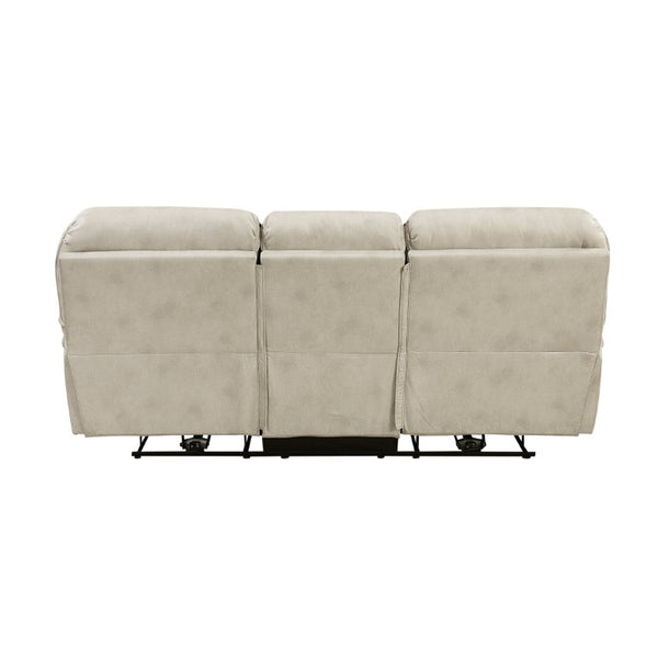 English Elm Power Reclining Sofa with USB Charging Pocket Coil Microfiber Living Room Seating B011P576158
