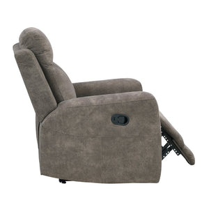 English Elm Reclining Microfiber Armchair with Pocket Coil Support for Casual Living Rooms B011P576167