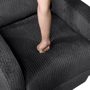 English Elm Reclining Wall Hugger Chair Microfiber Upholstered with Pocket Coil Support for Small Spaces B011P576176