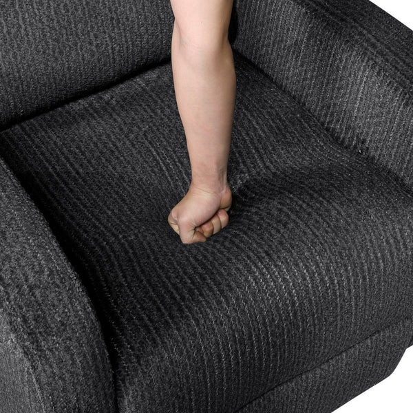 English Elm Reclining Wall Hugger Chair Microfiber Upholstered with Pocket Coil Support for Small Spaces B011P576176