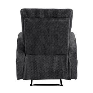 English Elm Reclining Wall Hugger Chair Microfiber Upholstered with Pocket Coil Support for Small Spaces B011P576176
