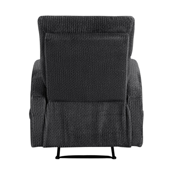 English Elm Reclining Wall Hugger Chair Microfiber Upholstered with Pocket Coil Support for Small Spaces B011P576176