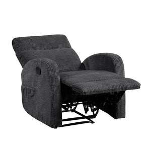 English Elm Reclining Wall Hugger Chair Microfiber Upholstered with Pocket Coil Support for Small Spaces B011P576176