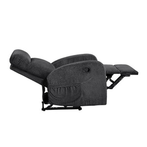 English Elm Reclining Wall Hugger Chair Microfiber Upholstered with Pocket Coil Support for Small Spaces B011P576176