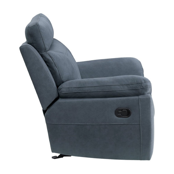 English Elm Glider Recliner Chair with Dual Motion Microfiber Upholstery for Family Room Comfort B011P576185