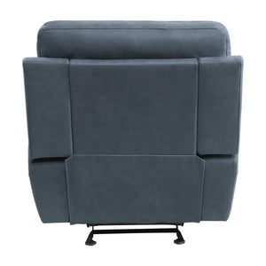 English Elm Glider Recliner Chair with Dual Motion Microfiber Upholstery for Family Room Comfort B011P576185