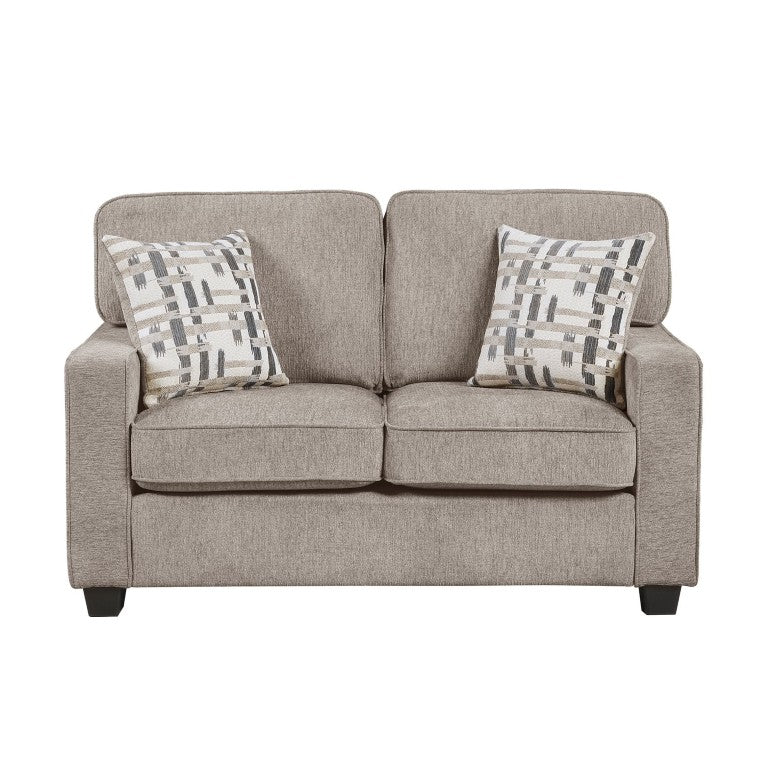 English Elm Double Reclining Loveseat Soft Chenille Upholstery Cozy Seating for Small Spaces B011P576188