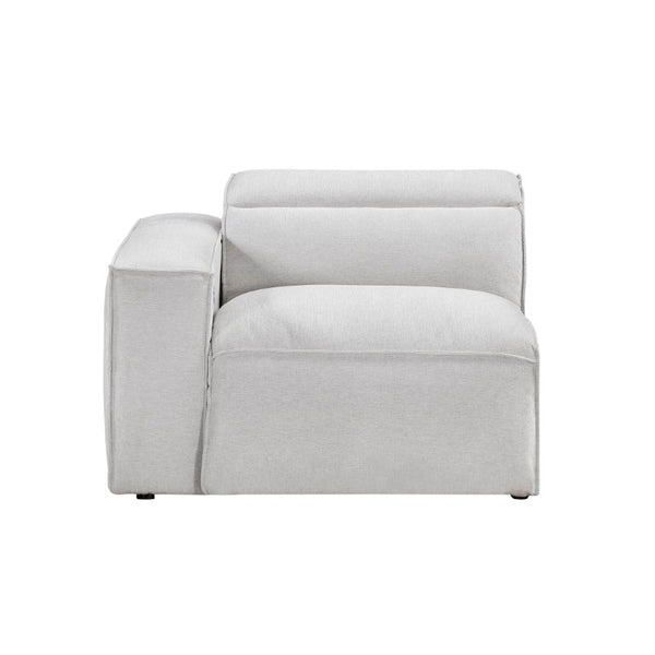 English Elm Power Reclining Sectional Chair with Adjustable Headrest USB Ports Microfiber Seat B011P580716