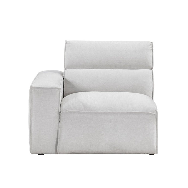 English Elm Power Reclining Sectional Chair with Adjustable Headrest USB Ports Microfiber Seat B011P580716