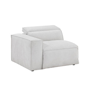 English Elm Power Reclining Sectional Chair with Adjustable Headrest USB Ports Microfiber Seat B011P580716