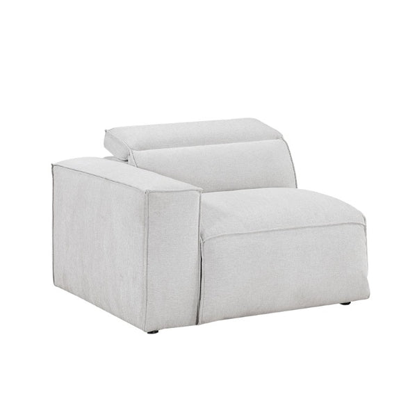English Elm Power Reclining Sectional Chair with Adjustable Headrest USB Ports Microfiber Seat B011P580716