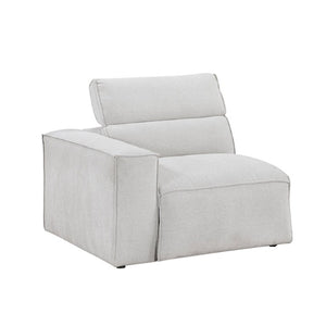 English Elm Power Reclining Sectional Chair with Adjustable Headrest USB Ports Microfiber Seat B011P580716