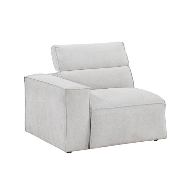 English Elm Power Reclining Sectional Chair with Adjustable Headrest USB Ports Microfiber Seat B011P580716