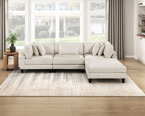 English Elm Storage Cube with Rolling Casters Microfiber Upholstered Living Room Seating Chest Beige Ottoman 40 x 40 x 20 inches B011P580728