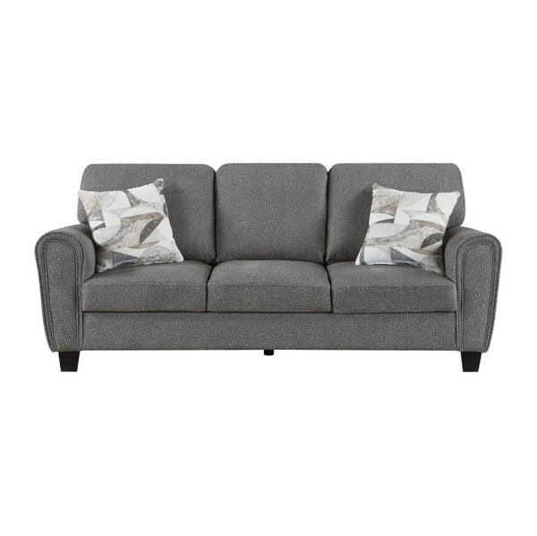 English Elm Sofa Deep Seated Chenille Upholstered Living Room Piece with Pocket Coil Support B011P580735