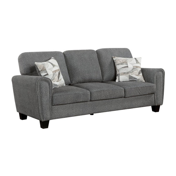 English Elm Sofa Deep Seated Chenille Upholstered Living Room Piece with Pocket Coil Support B011P580735