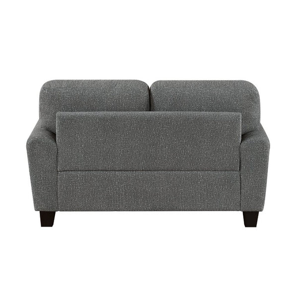 English Elm Love Seat Chenille Upholstered Two Sofa with Pocket Coil Support for Modern Rooms 62.5 x 37 x 37.5 inches B011P580736