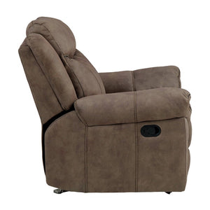 English Elm Glider Recliner with Pocket Coil Cushioning and Microfiber Upholstery for Living Rooms B011P580746