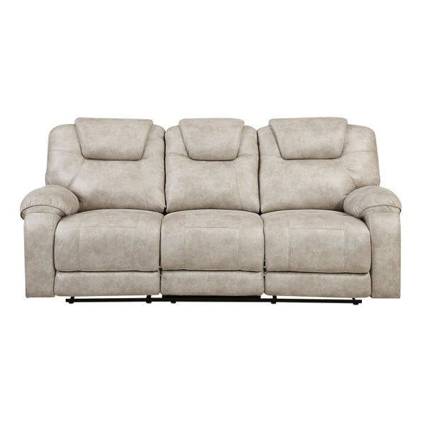 English Elm Sofa Mid-Century Velvet Upholstered with Walnut Legs and Pocket Coil Cushion Support Pewter Microfiber 87 L x 41 W x 41.5 H B011P580749