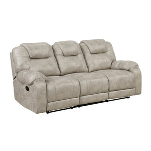English Elm Sofa Mid-Century Velvet Upholstered with Walnut Legs and Pocket Coil Cushion Support Pewter Microfiber 87 L x 41 W x 41.5 H B011P580749