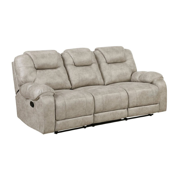 English Elm Sofa Mid-Century Velvet Upholstered with Walnut Legs and Pocket Coil Cushion Support Pewter Microfiber 87 L x 41 W x 41.5 H B011P580749