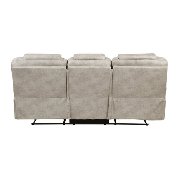 English Elm Sofa Mid-Century Velvet Upholstered with Walnut Legs and Pocket Coil Cushion Support Pewter Microfiber 87 L x 41 W x 41.5 H B011P580749