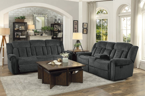 English Elm Sofa Mid-Century Velvet Upholstered with Walnut Legs and Pocket Coil Cushion Support Charcoal Grey Solid Wood 88 L x 40 W x 40 H B011P580752