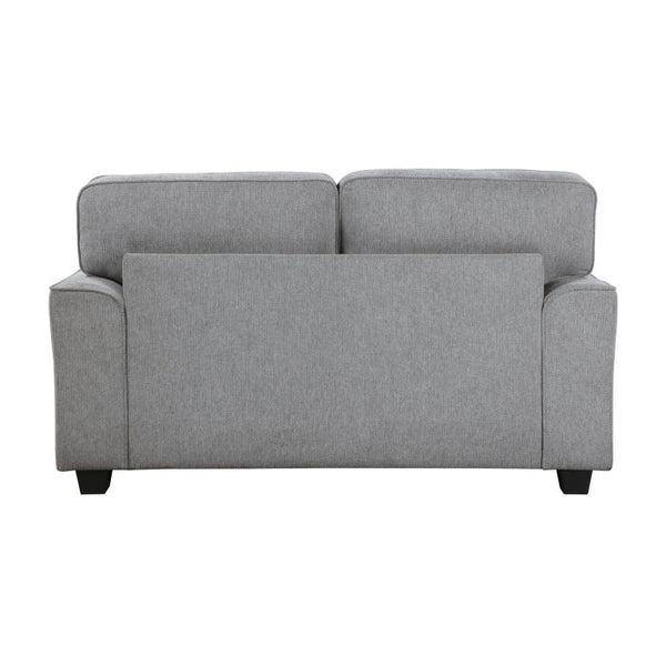 English Elm Love Seat Chenille Upholstered Loveseat with Nailhead Trim and Pocket Coil Cushions 65.5 x 39.5 x 37 B011P580754