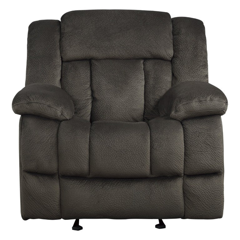 English Elm Glider Recliner with Plush Microfiber Upholstery Pocket Coil Support for Living Rooms B011P580761