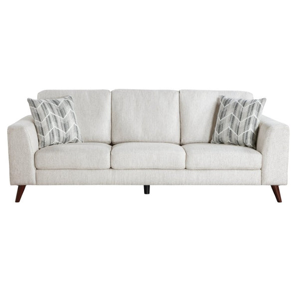 English Elm Power Reclining Sofa with Massage Heated Seating Wireless Charging and Wall Hugger Design Silver Chenille B011P580772