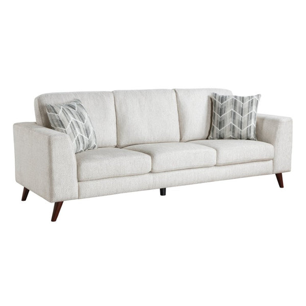 English Elm Power Reclining Sofa with Massage Heated Seating Wireless Charging and Wall Hugger Design Silver Chenille B011P580772