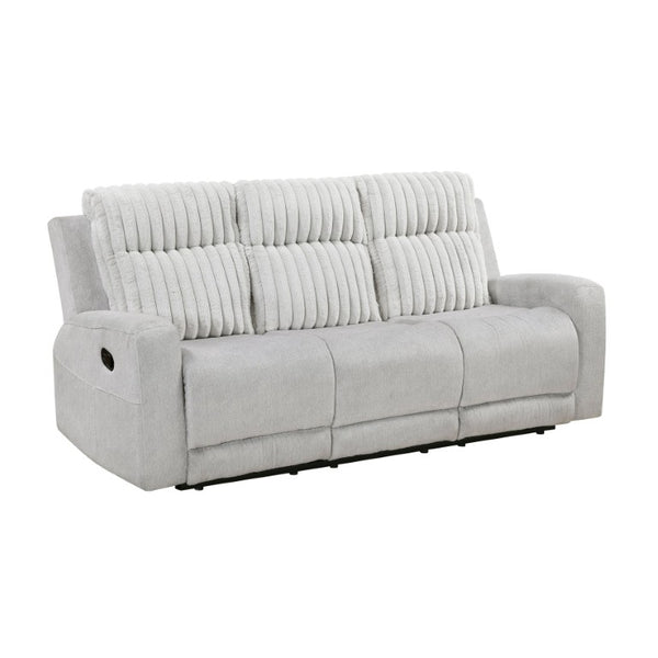 English Elm Sofa Transitional Three Seat Polyester Upholstered Living Room Couch with Pocket Coil Cushions Light Gray Corduroy B011P580792