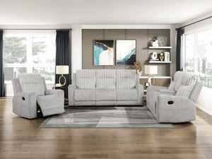 English Elm Double Reclining Loveseat with Center Console Corduroy Microfiber Media Room Seating B011P580793