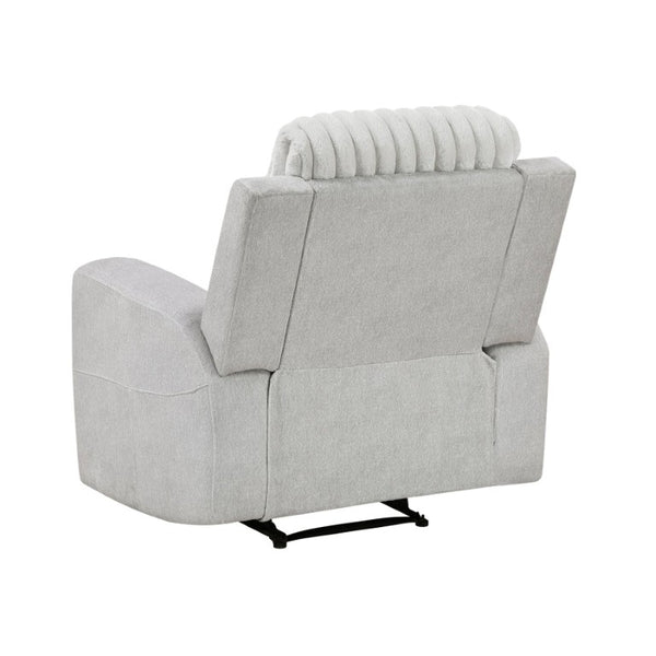 English Elm Reclining Chair with Dual Fabric Corduroy Microfiber Upholstery for Living Room Comfort B011P580794