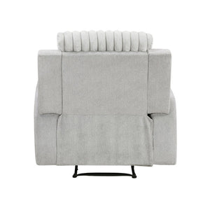 English Elm Reclining Chair with Dual Fabric Corduroy Microfiber Upholstery for Living Room Comfort B011P580794