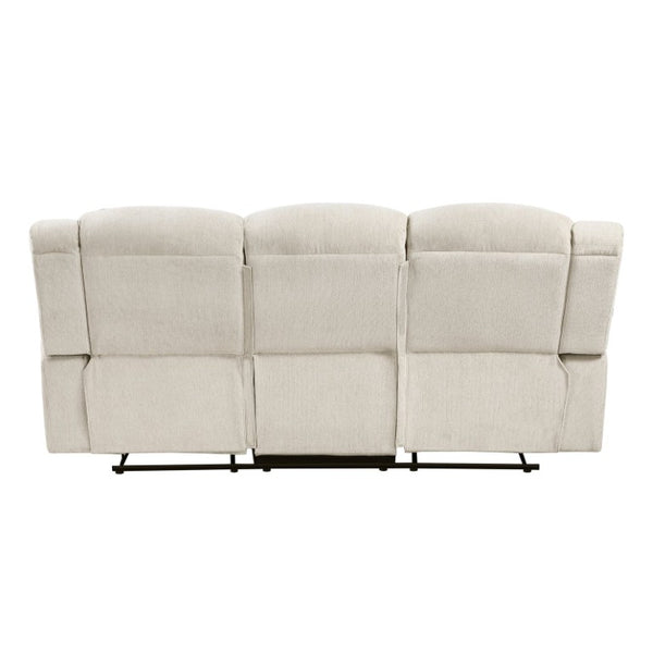 English Elm Double Reclining Sofa Chenille Upholstered with Nailhead Trim and Pocket Coil Support B011P580803