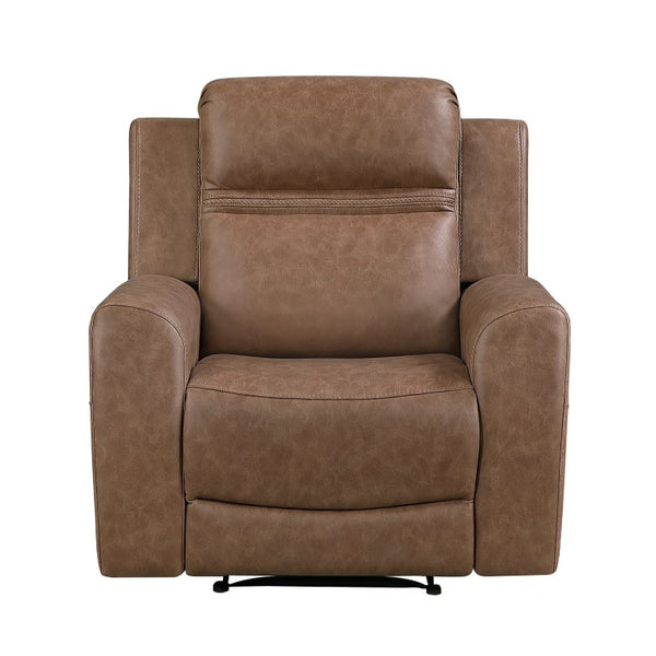 English Elm Reclining Wall Hugger Chair Microfiber Upholstered with Pocket Coil Support for Living Rooms B011P580820