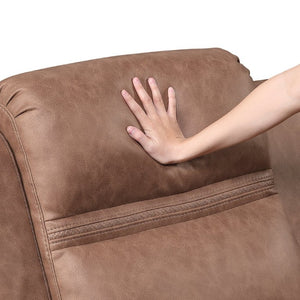 English Elm Reclining Wall Hugger Chair Microfiber Upholstered with Pocket Coil Support for Living Rooms B011P580820