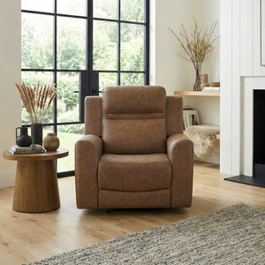 English Elm Reclining Wall Hugger Chair Microfiber Upholstered with Pocket Coil Support for Living Rooms B011P580820