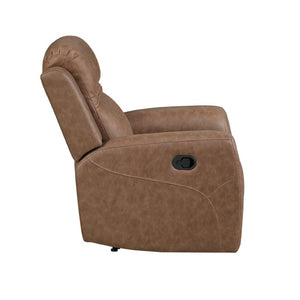 English Elm Reclining Wall Hugger Chair Microfiber Upholstered with Pocket Coil Support for Living Rooms B011P580820