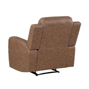 English Elm Reclining Wall Hugger Chair Microfiber Upholstered with Pocket Coil Support for Living Rooms B011P580820