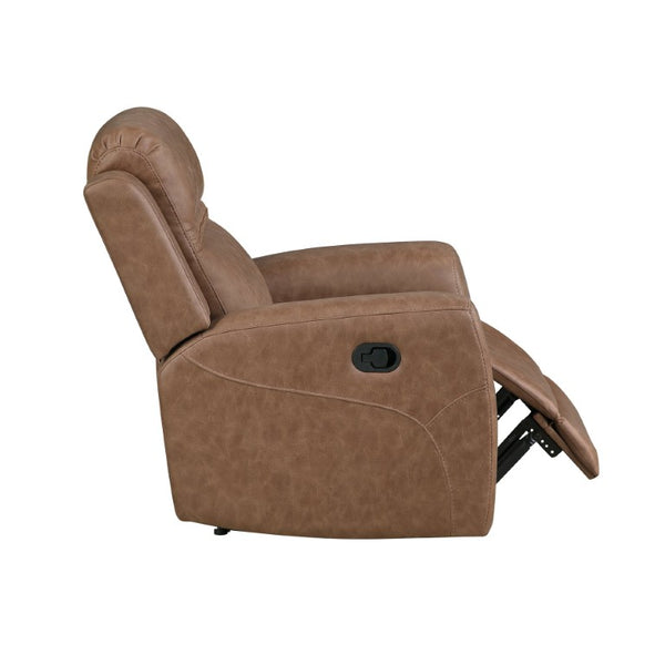 English Elm Reclining Wall Hugger Chair Microfiber Upholstered with Pocket Coil Support for Living Rooms B011P580820