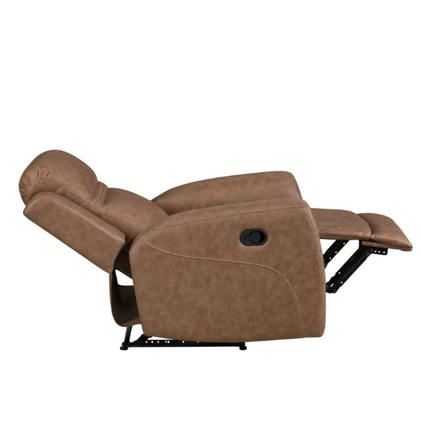 English Elm Reclining Wall Hugger Chair Microfiber Upholstered with Pocket Coil Support for Living Rooms B011P580820