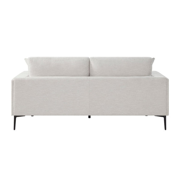 English Elm Sofa Transitional Three Seat Polyester Upholstered Living Room Couch with Pocket Coil Cushions Taupe Chenille B011P580831