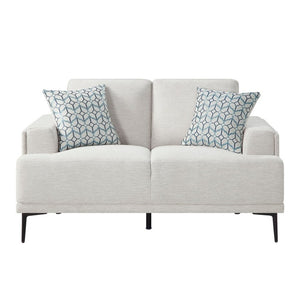 English Elm Love Seat Chenille Upholstered Two Seater Sofa with Tailored Frame for Living Rooms B011P580832